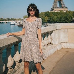 Beautiful floral mini dress